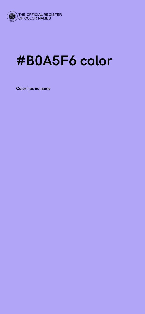 #B0A5F6 color image