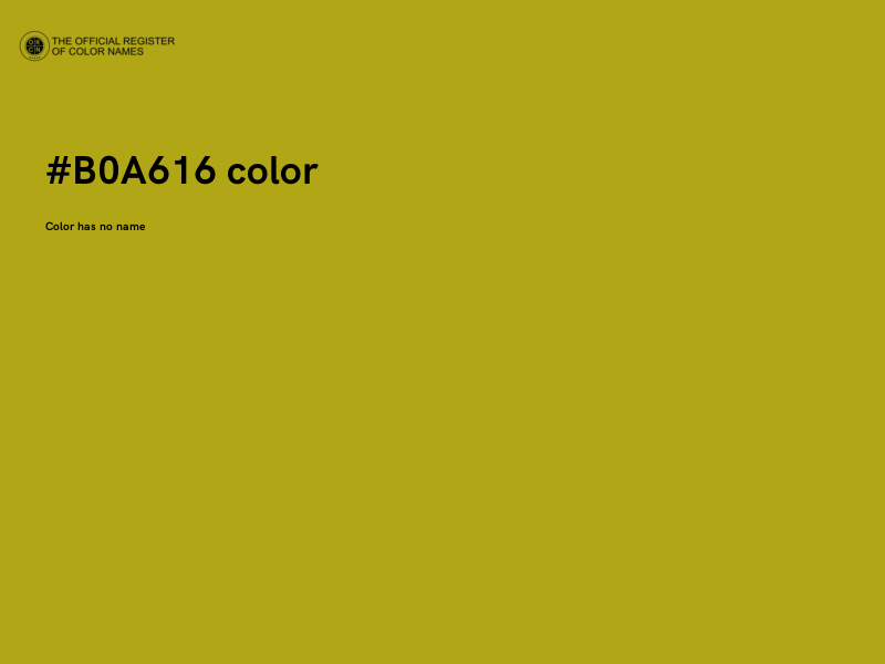 #B0A616 color image