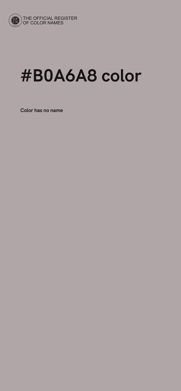 #B0A6A8 color image