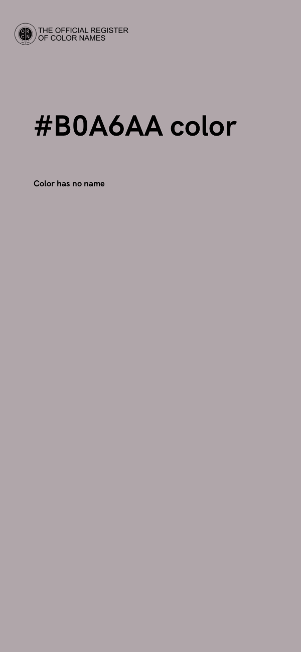 #B0A6AA color image