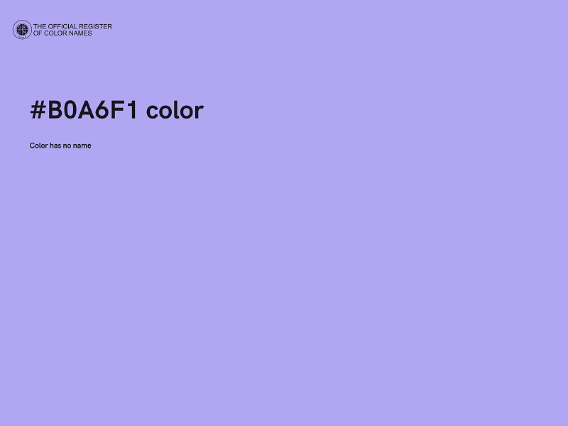 #B0A6F1 color image