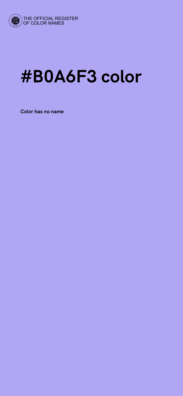 #B0A6F3 color image