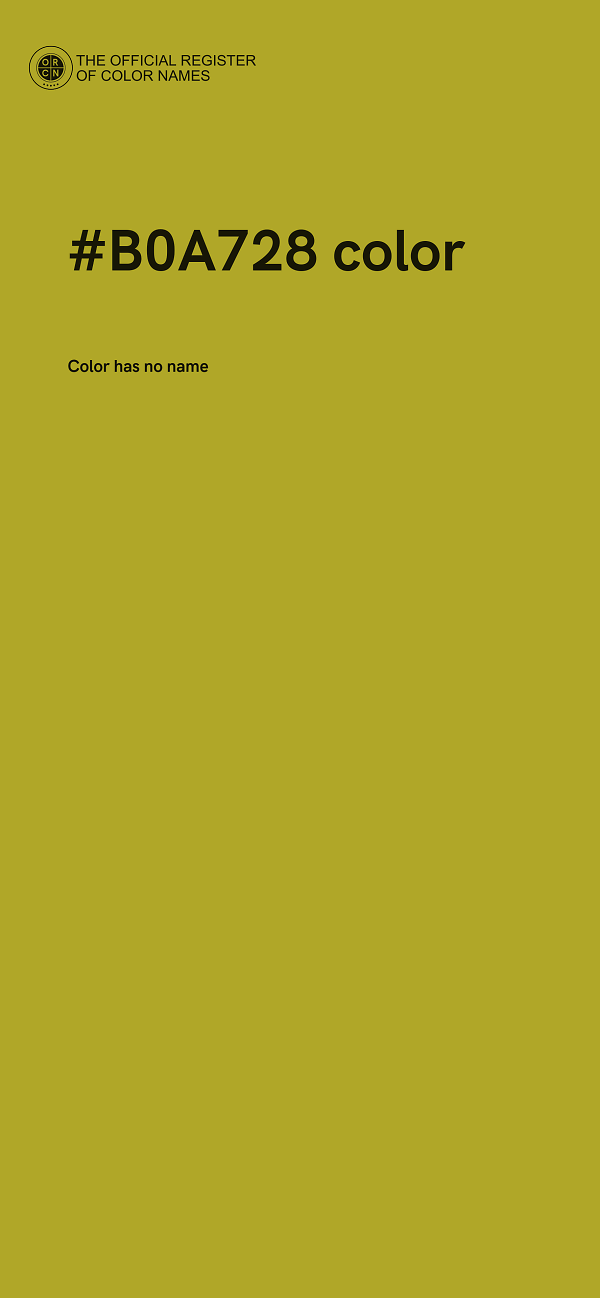 #B0A728 color image