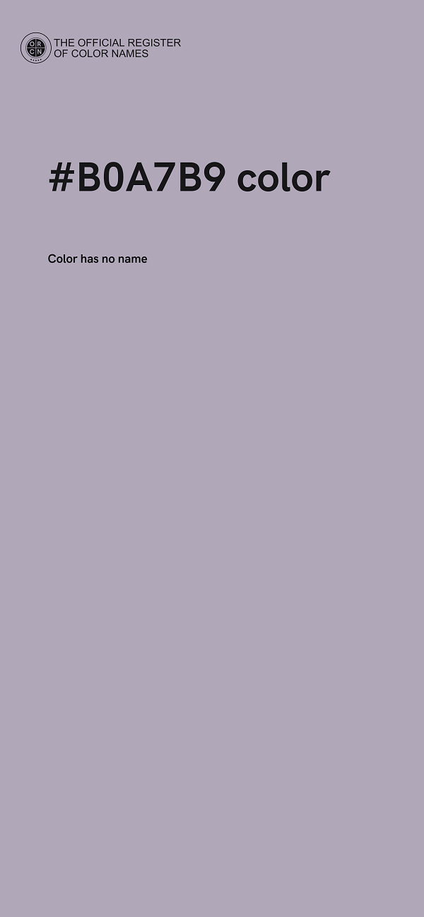 #B0A7B9 color image