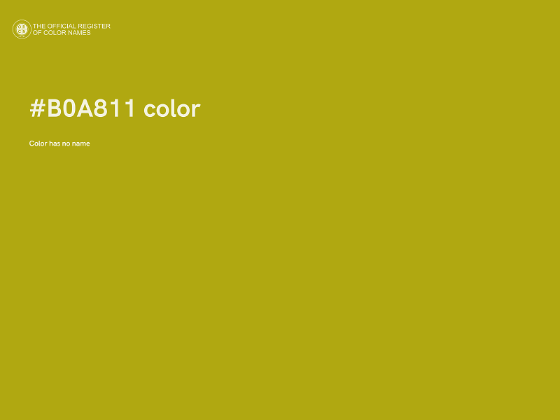 #B0A811 color image