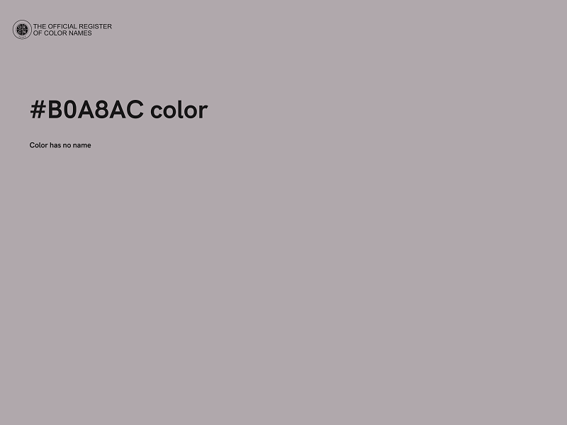 #B0A8AC color image
