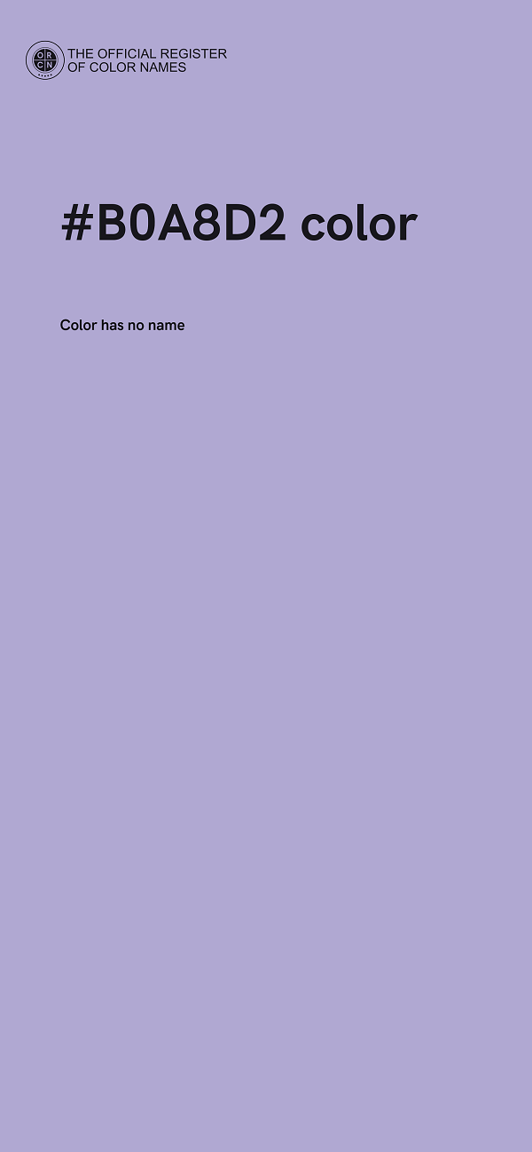 #B0A8D2 color image