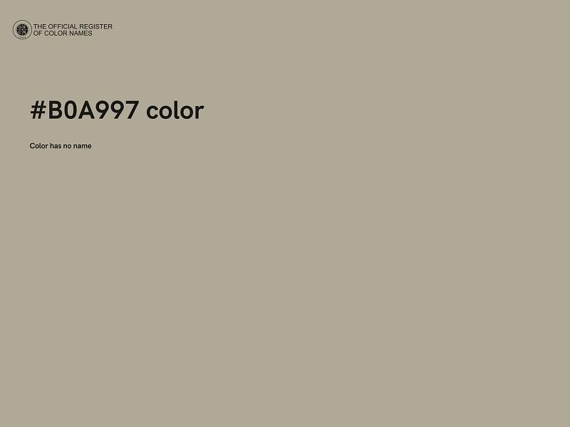 #B0A997 color image