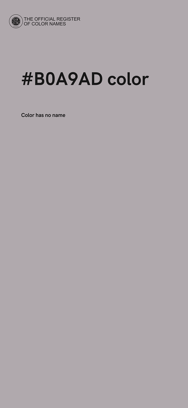 #B0A9AD color image