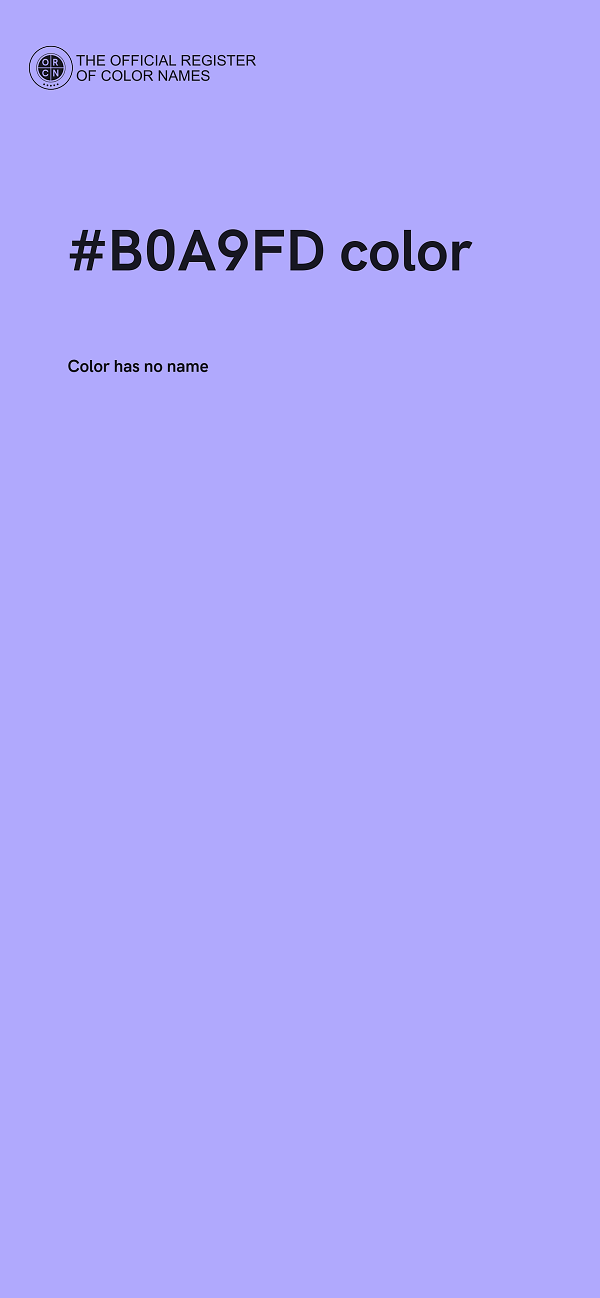#B0A9FD color image