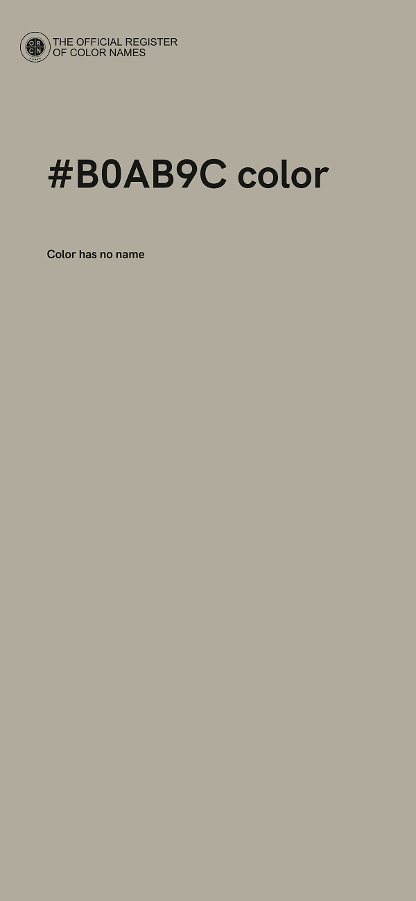 #B0AB9C color image