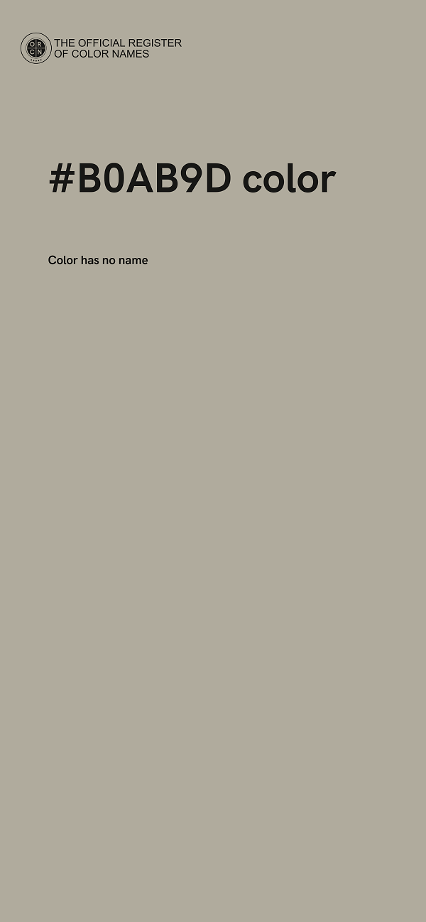 #B0AB9D color image
