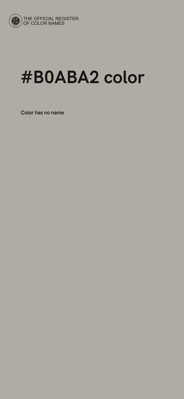 #B0ABA2 color image