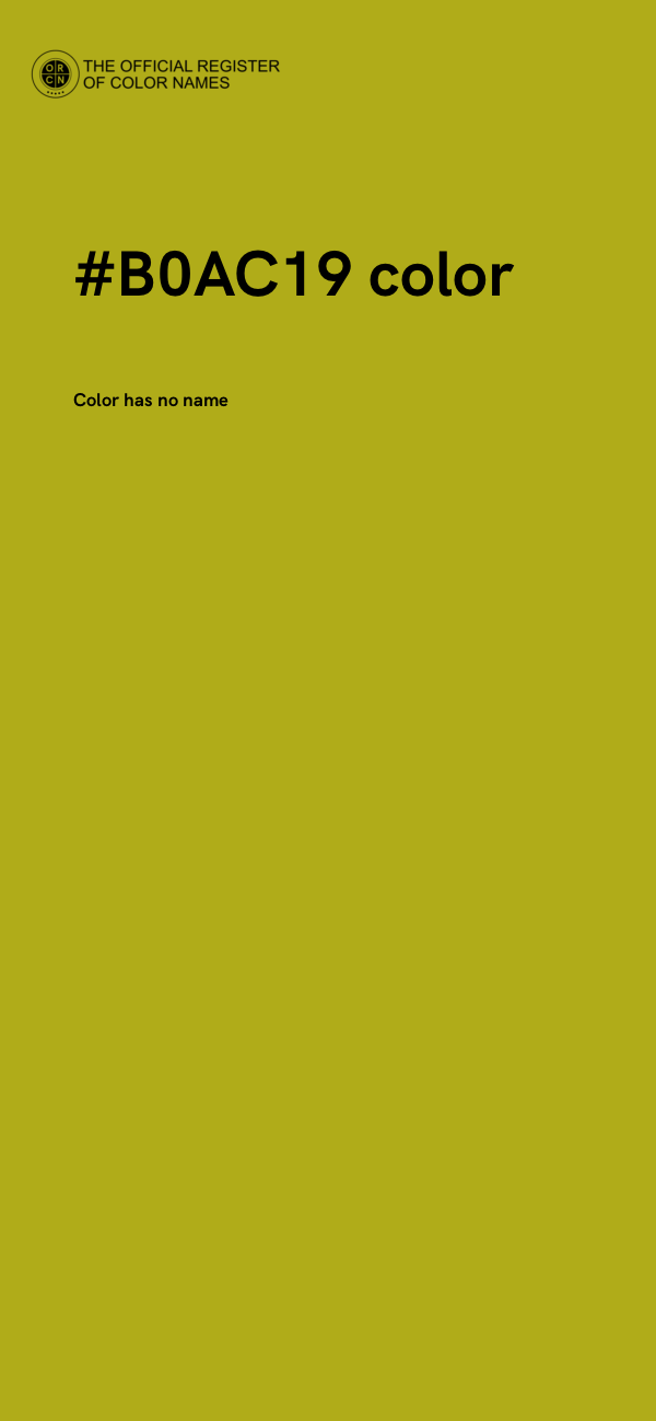 #B0AC19 color image
