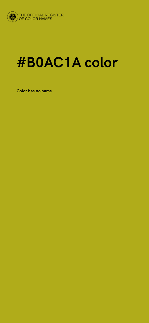 #B0AC1A color image