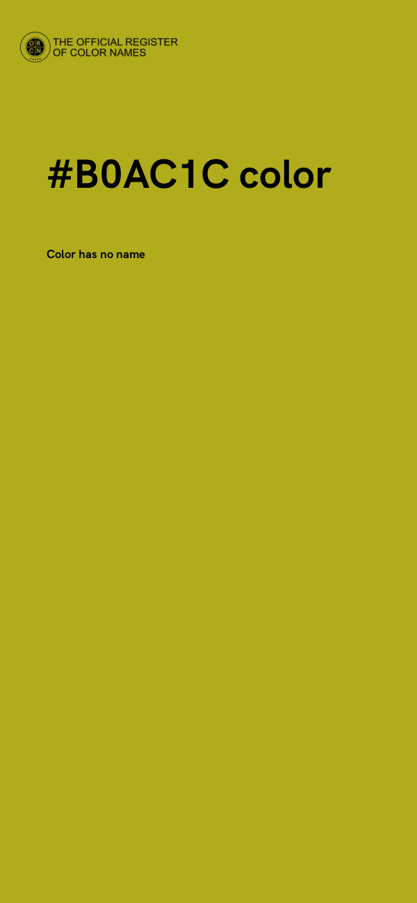 #B0AC1C color image