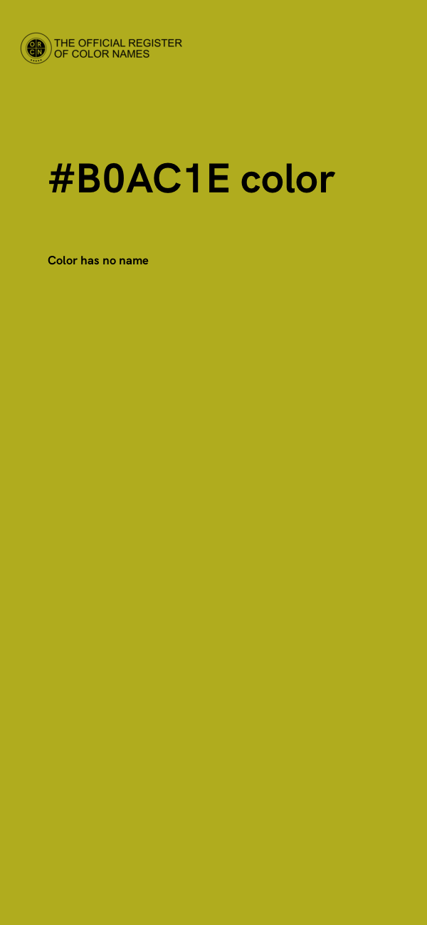 #B0AC1E color image