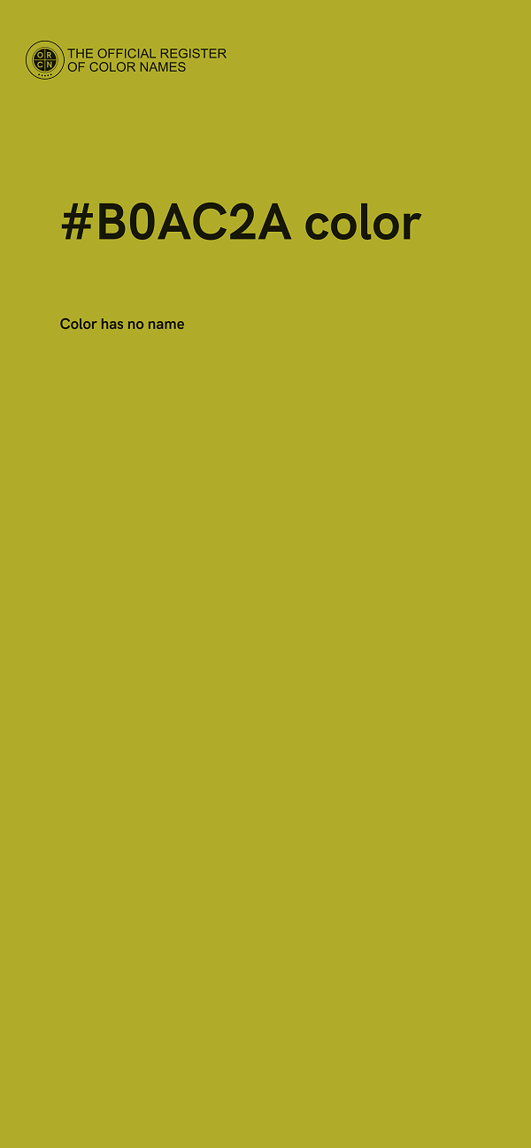 #B0AC2A color image