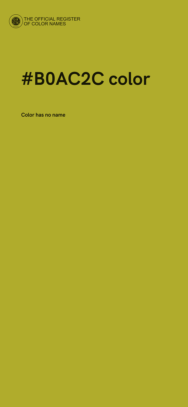 #B0AC2C color image