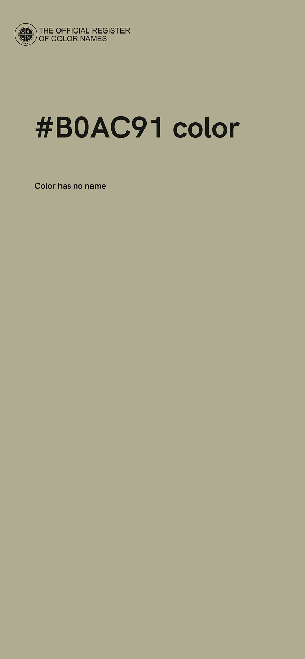 #B0AC91 color image