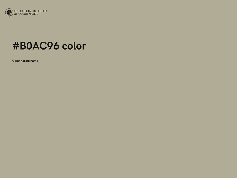 #B0AC96 color image