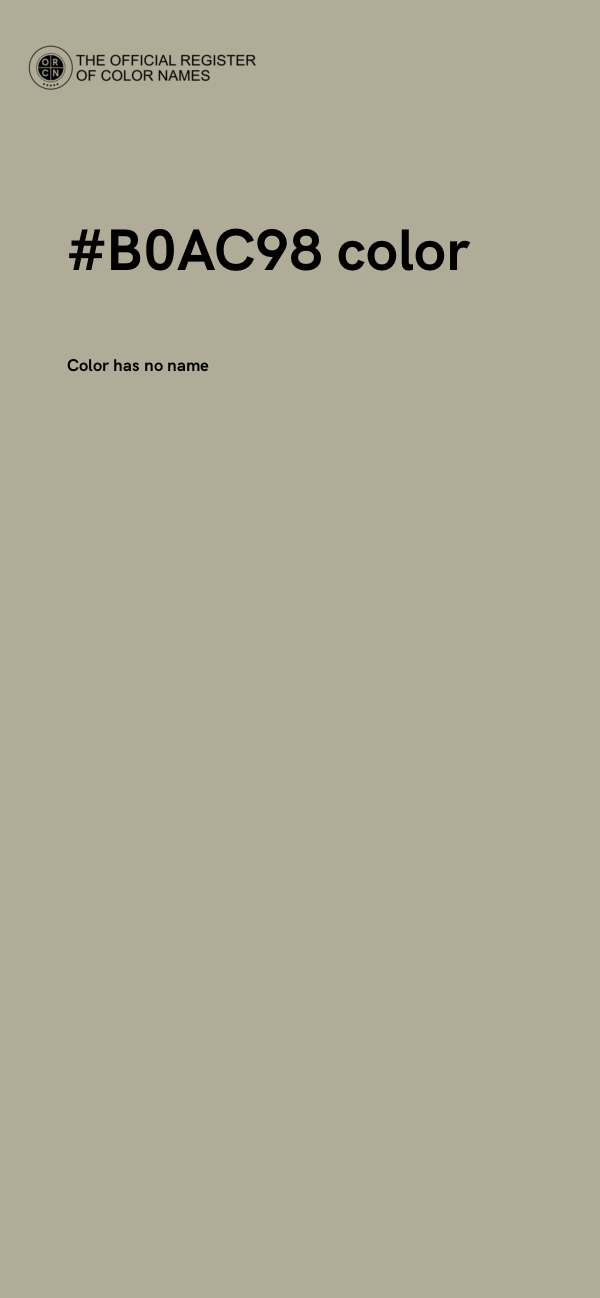 #B0AC98 color image