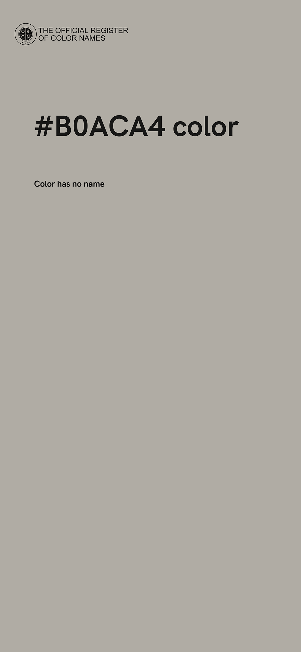 #B0ACA4 color image