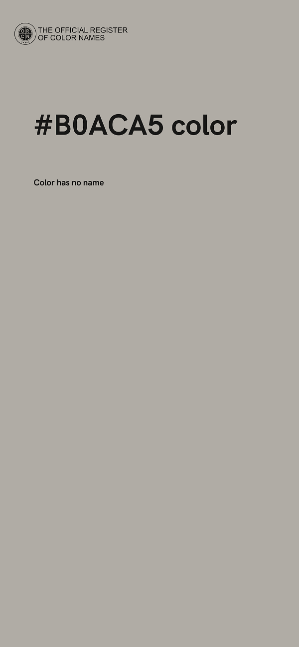 #B0ACA5 color image