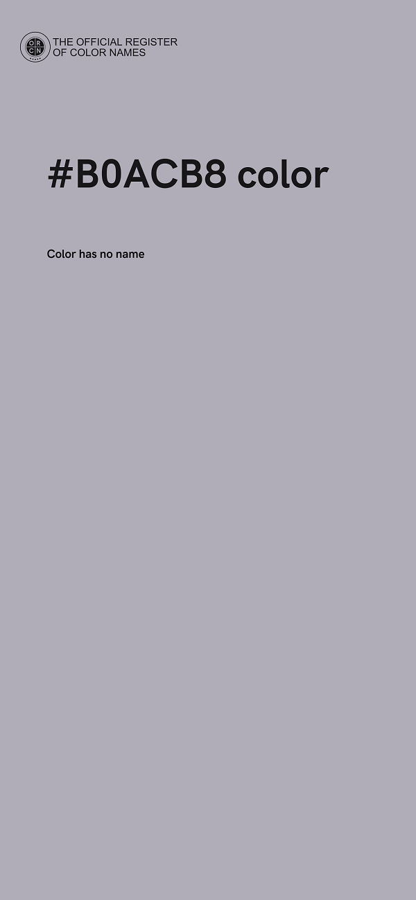 #B0ACB8 color image