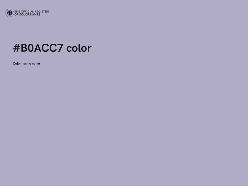 #B0ACC7 color image