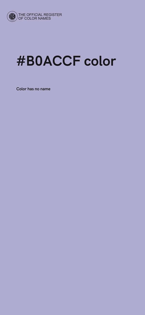 #B0ACCF color image