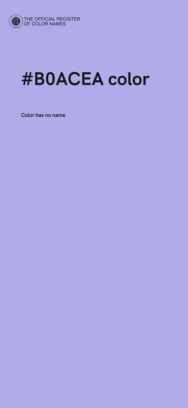 #B0ACEA color image