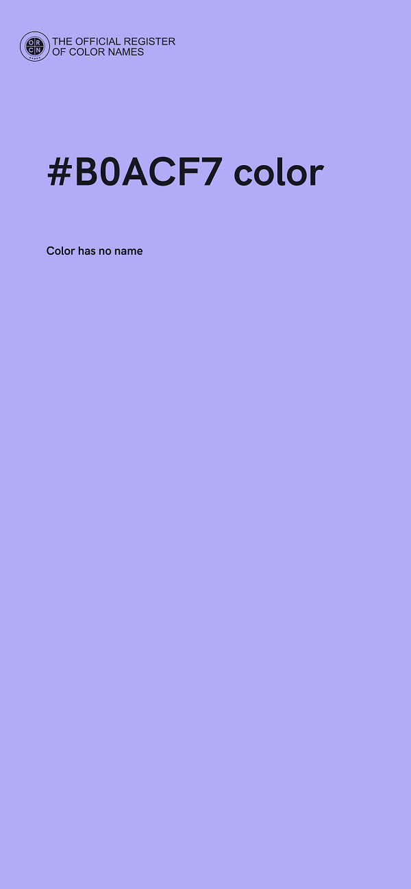 #B0ACF7 color image