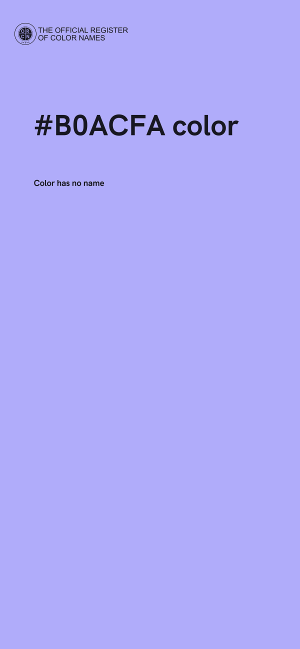#B0ACFA color image