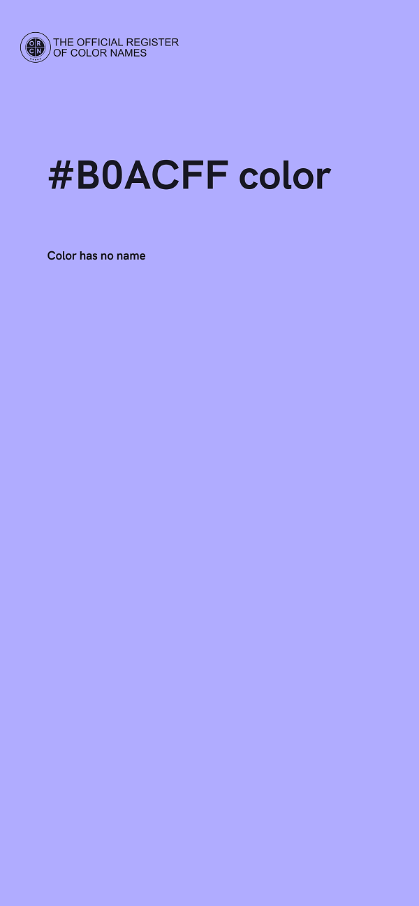#B0ACFF color image