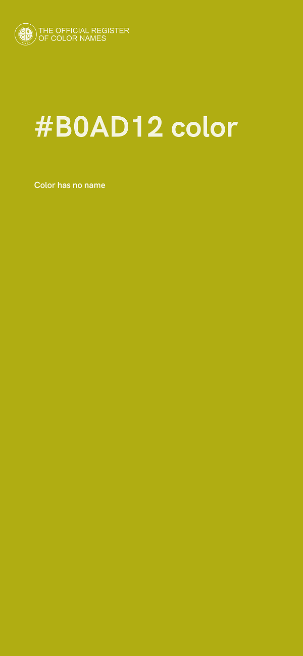 #B0AD12 color image