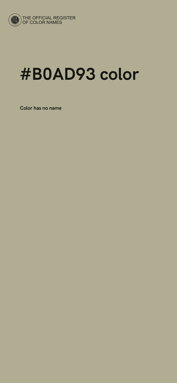 #B0AD93 color image