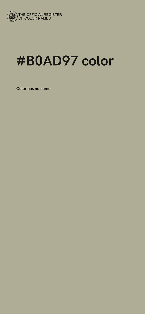 #B0AD97 color image