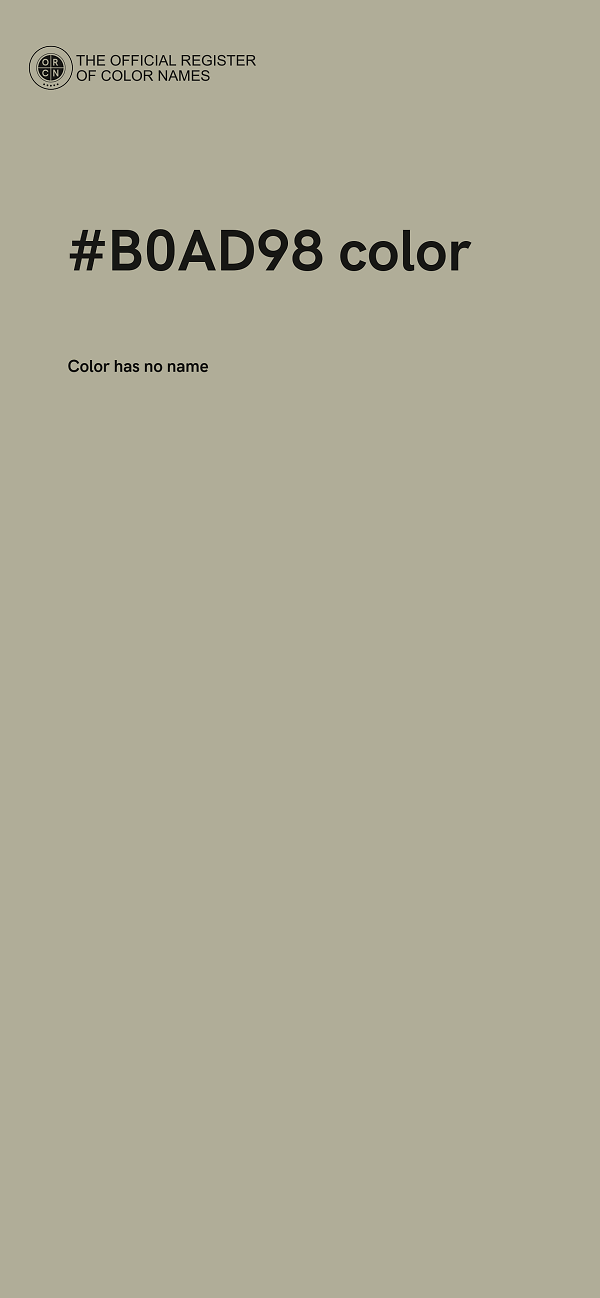 #B0AD98 color image