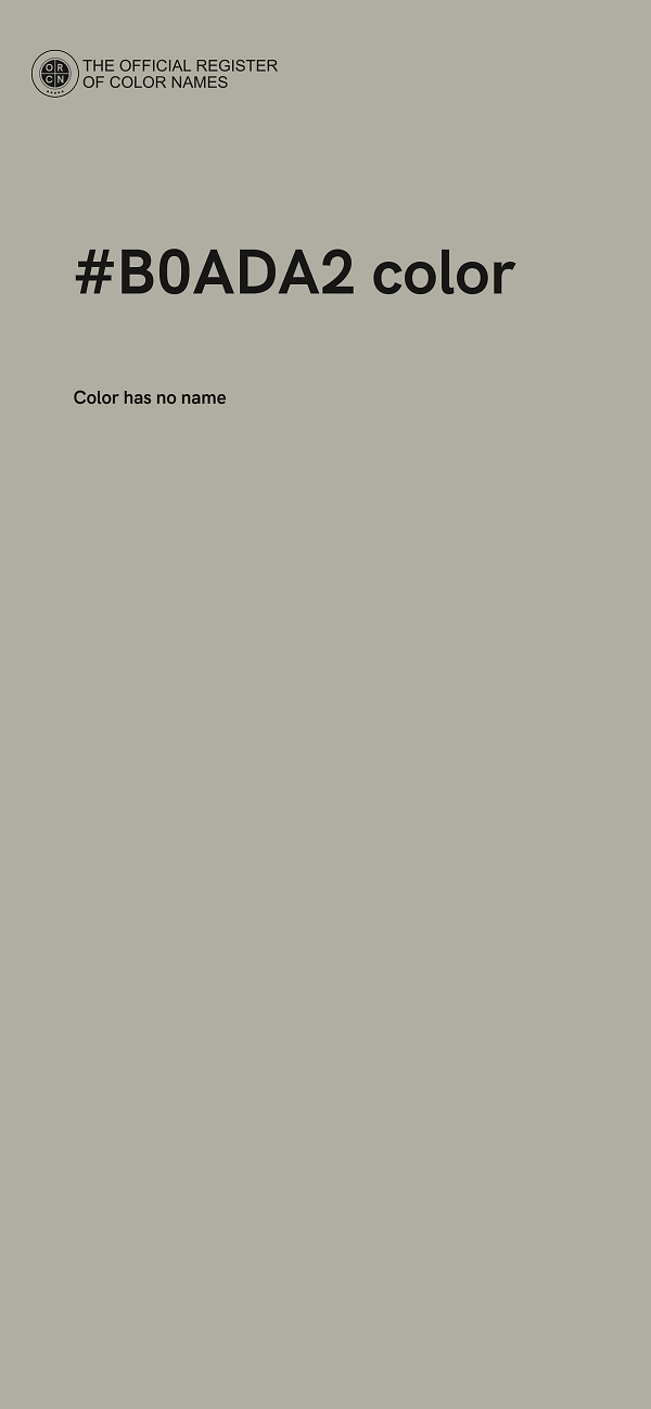 #B0ADA2 color image