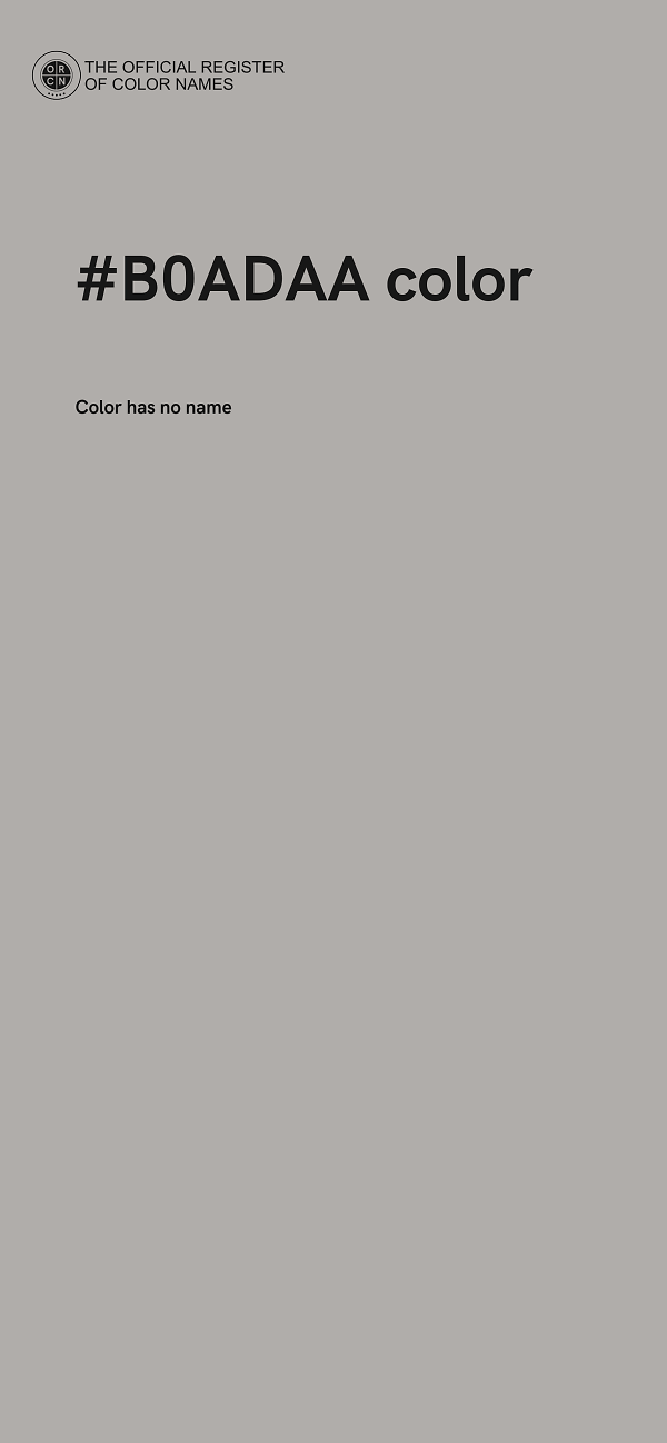 #B0ADAA color image