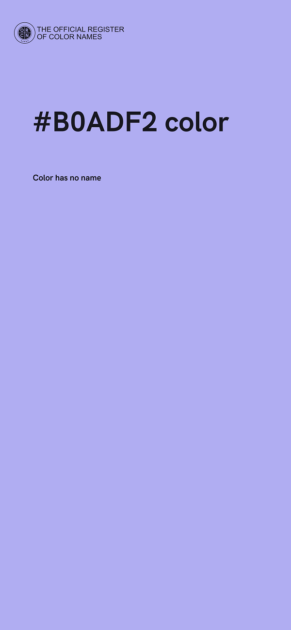 #B0ADF2 color image