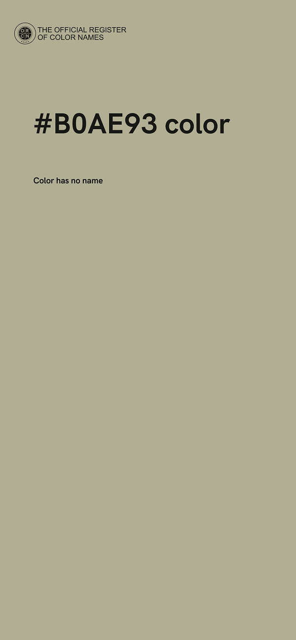 #B0AE93 color image