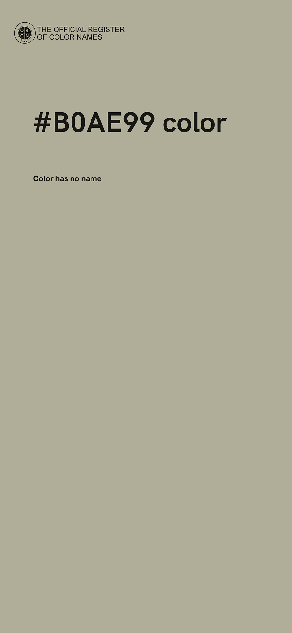#B0AE99 color image