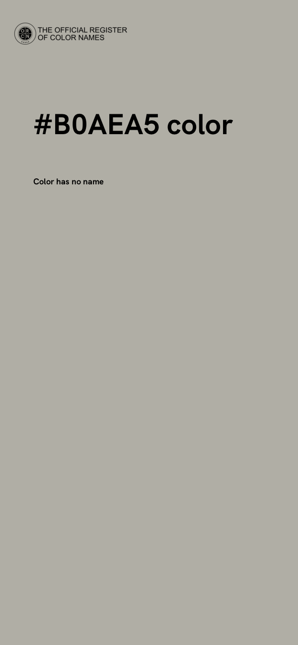 #B0AEA5 color image