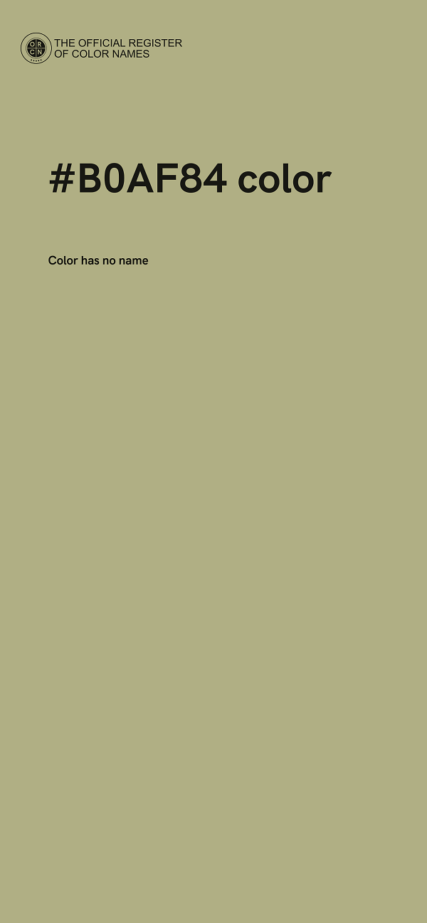 #B0AF84 color image
