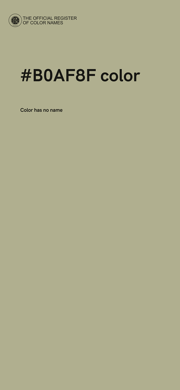 #B0AF8F color image