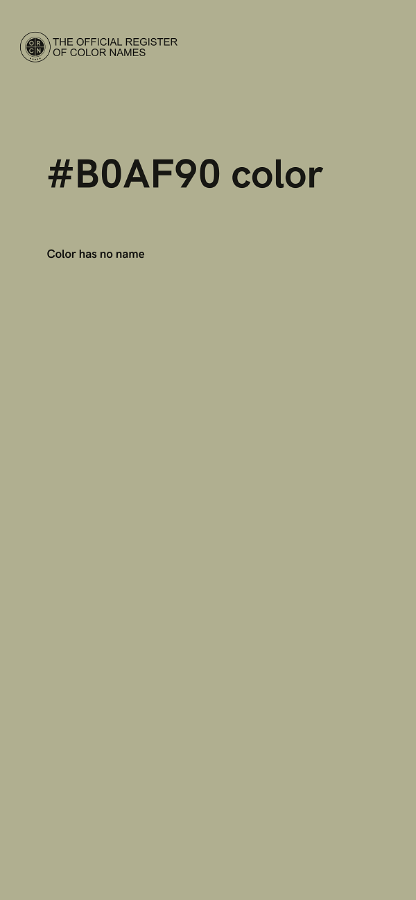 #B0AF90 color image