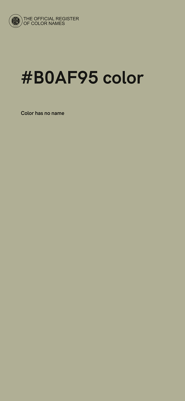 #B0AF95 color image