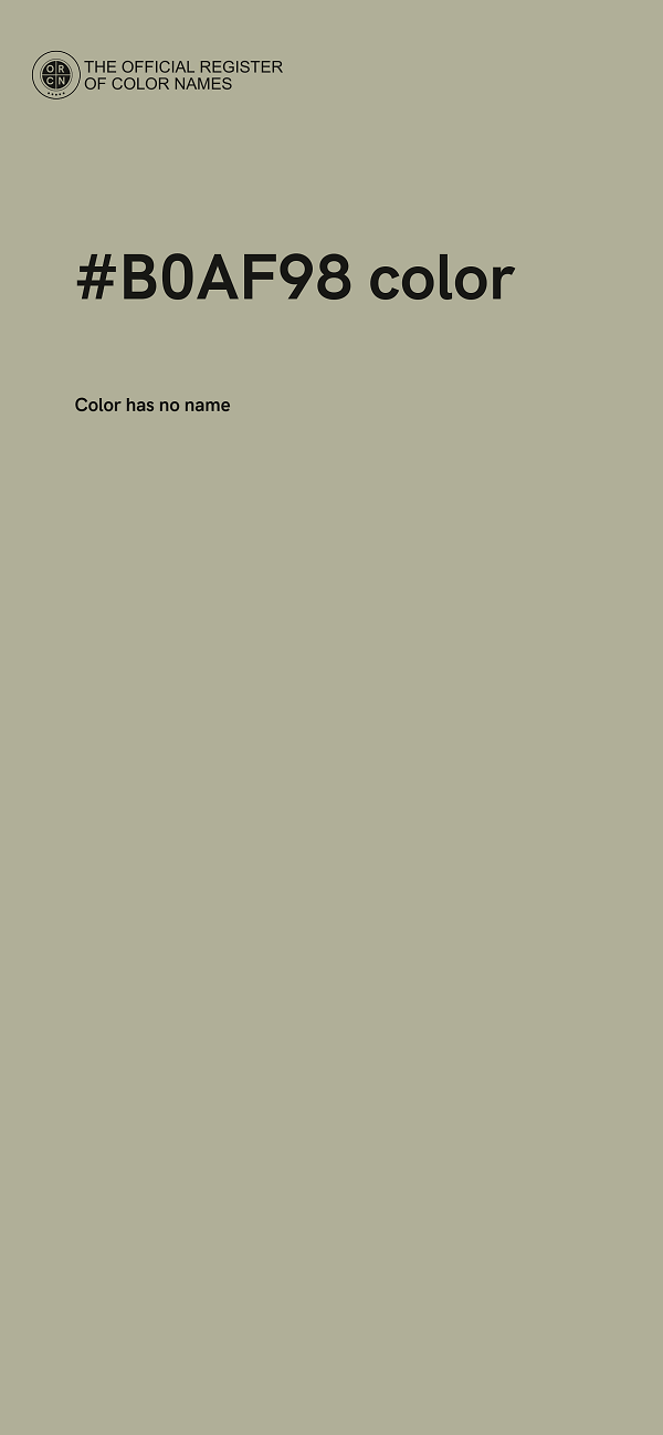 #B0AF98 color image